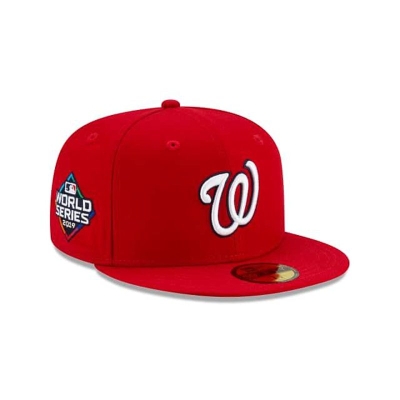 Washington Nationals Gorra | New Era MLB Green Paisley Undervisor 59fifty Fitted Cap Mexico - Rojos